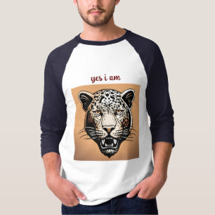 Tiger Majesty : Roaring Style for Men's T-shirt