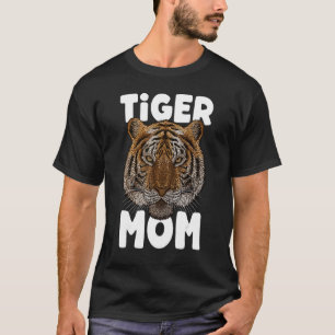 Tiger mam Big Cat Moederdag Animal Meme Wild Ti T-shirt