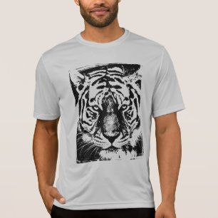 Tiger Mannen Activewear Sport-Tek Competitor Silve T-shirt