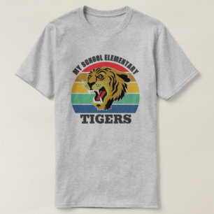 Tiger Mascot School Sjabloon T-Shirt
