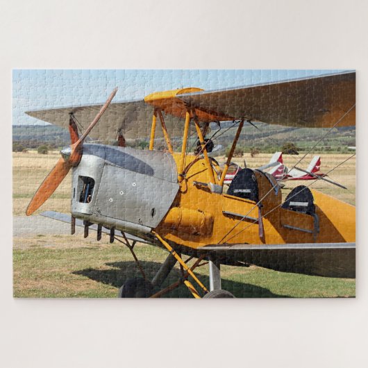 Tiger Moth Aéronef Jigsaw Puzzle (Horizontal)