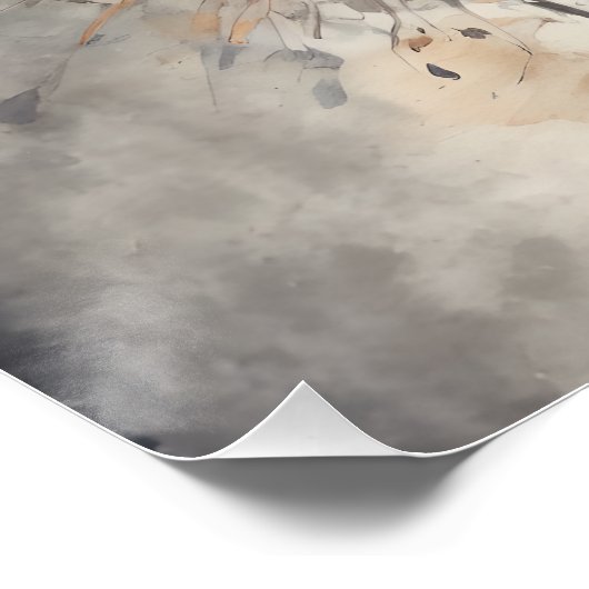 Tiger n° 3 Poster brillant (Coin)