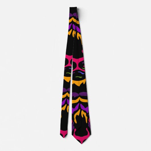 Tiger Necktie Stropdas (Achterkant)