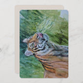 Tiger Notecards Bedankkaart (Voorkant / Achterkant)