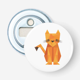 Tiger Oragami Button Flesopener