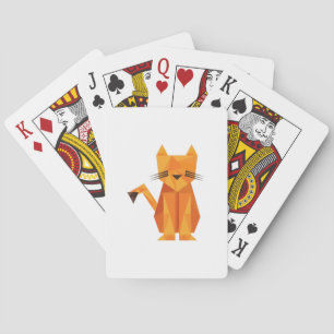 Tiger Oragami Pokerkaarten