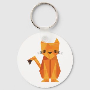 Tiger Oragami Sleutelhanger