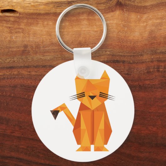 Tiger Oragami Sleutelhanger (Voorkant)