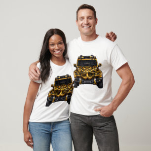 Tiger Orange Adventure SUV — BV-JTO Vooraanzicht T-shirt