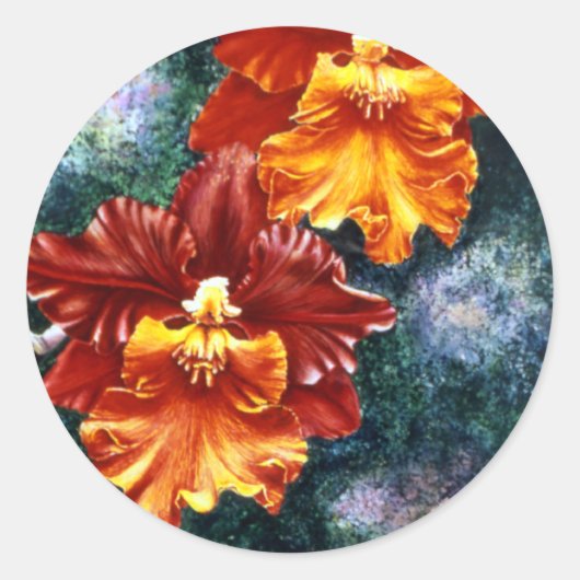 Tiger Orchid Stickers (Voorkant)