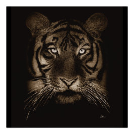 Tiger Original Art Poster Print Perfect Poster
