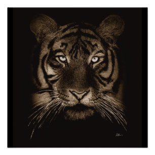 Tiger Original Art Poster Print Perfect Poster