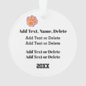 TIGER ORNAMENT (dos)