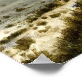 Tiger over de horloge van Jean-Léon Gérôme Poster (Hoek)