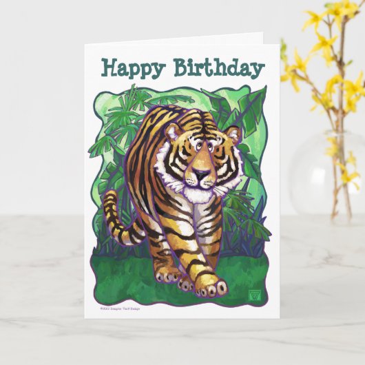 Tiger Party Center Kaart (Gele Bloem)