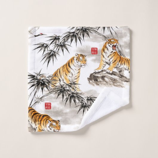 tiger pattern (Gant de toilette)