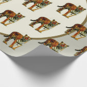 Tiger Pattern  Elegant Cadeaupapier (Hoek)