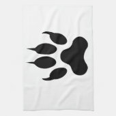 Tiger Paw-afdrukken Theedoek (Verticaal)