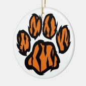 Tiger Paw Keramisch Ornament (Links)