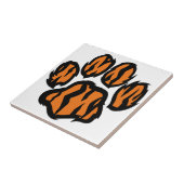 Tiger Paw Tegeltje (Zijkant)