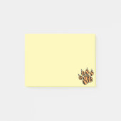 Tiger Paw Tekening Schattigee notities Post-it® Notes (Voorkant)