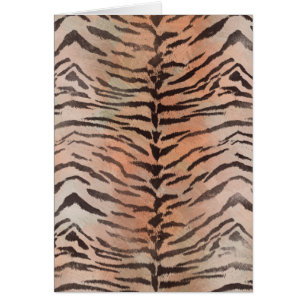 Tiger Peau Impression en Apricot Tangerine