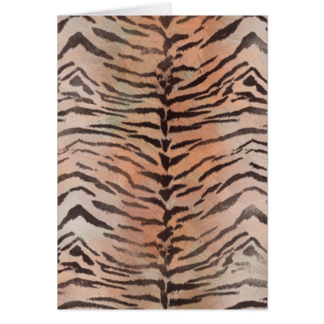 Tiger Peau Impression en Apricot Tangerine (Devant)