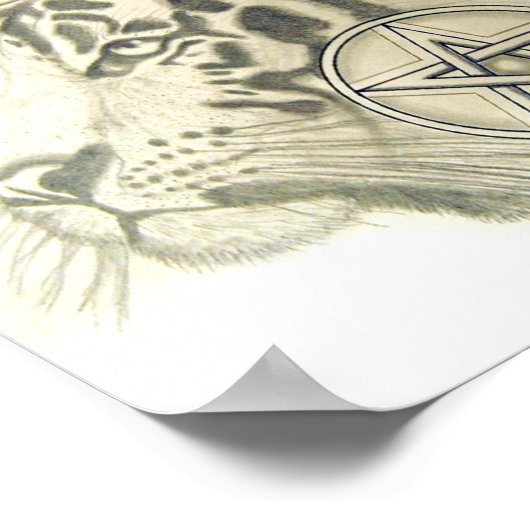 Tiger Pentacle Poster (Hoek)