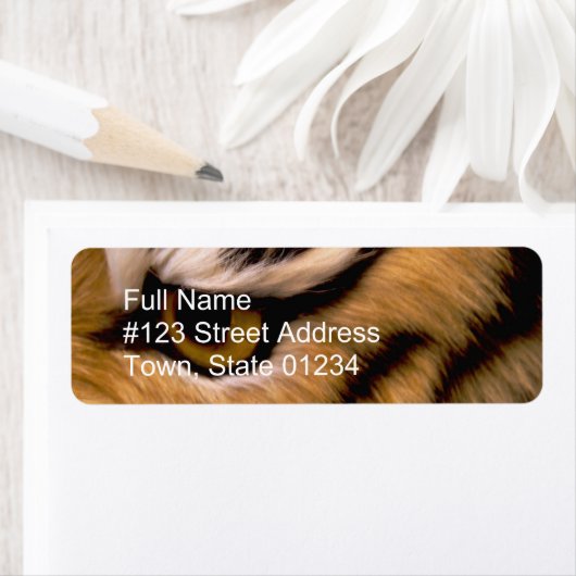 Tiger Photo Return Label (Insitu)