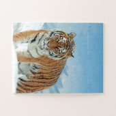 Tiger Photo Snow Mountains Animal Winter Legpuzzel (Horizontaal)