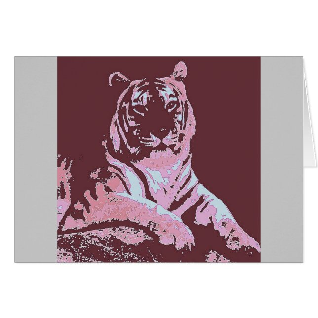 Tiger Pop Art (Voorkant Horizontaal)