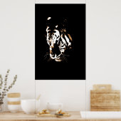 Tiger Pop Art Poster (Keuken)
