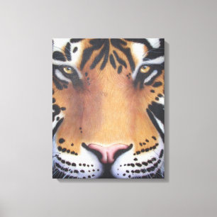 Tiger Portrait Canvas Afdruk