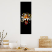 Tiger Poster Print - Pop Art Stijl Deur Posters (Keuken)