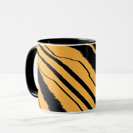 Tiger Print Black Combo Mok