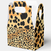 Tiger Print Cadeaudoos met Handgrepen Bedankdoosjes (Open)