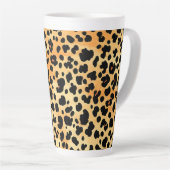 Tiger Print Highball Glas Latte Mok (Rechterhoek)