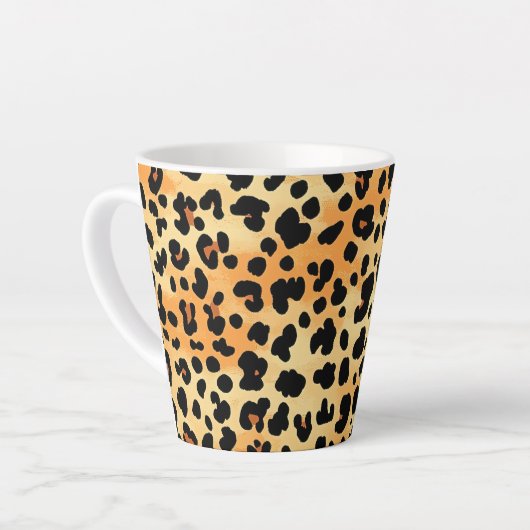 Tiger Print Koffie Mok (Linkerhoek)