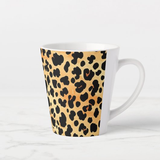 Tiger Print Koffie Mok (Rechts)