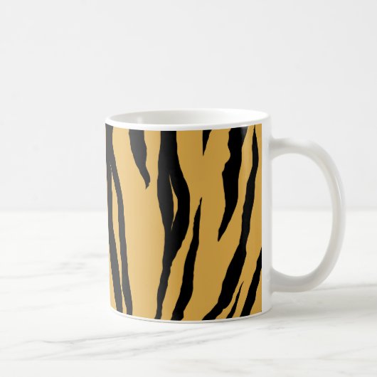 Tiger Print Koffie Mok (Rechts)