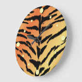 Tiger Print wandklok Grote Klok (Hoek)