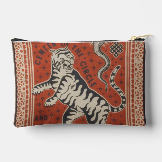 Tiger Printed Purse Etui (Achterkant)