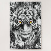 Tiger Puzzle | Tiger face Puzzle (Vertical)