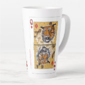 Tiger Reine Tall Latte Mug (Angle droit)