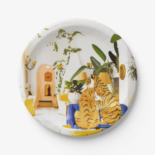 Tiger Reserve Villa Tropisch Oerwoud van Bohemen Papieren Bordje