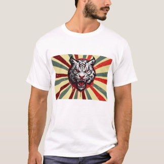 tiger retro vintage customized t-shirt