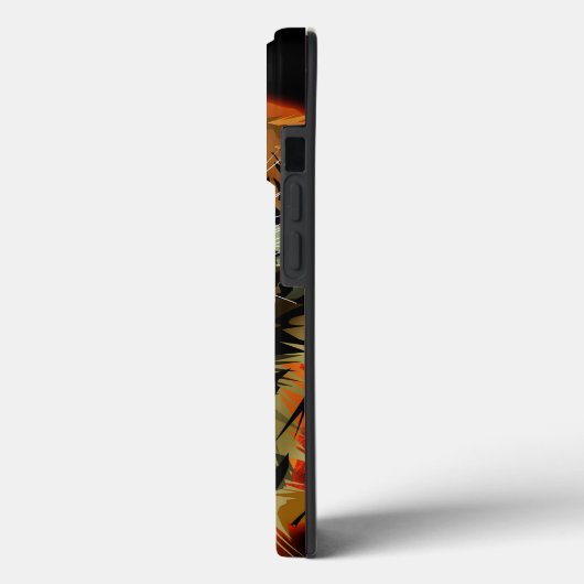 Tiger Roar Case-Mate iPhone Case (Achterkant / Links)