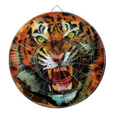Tiger Roar Dartbord (Voorkant)