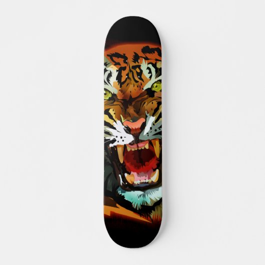 Tiger Roar Skateboard (Voorkant)