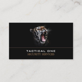Tiger Roar, veiligheidsdienst Visitekaartje